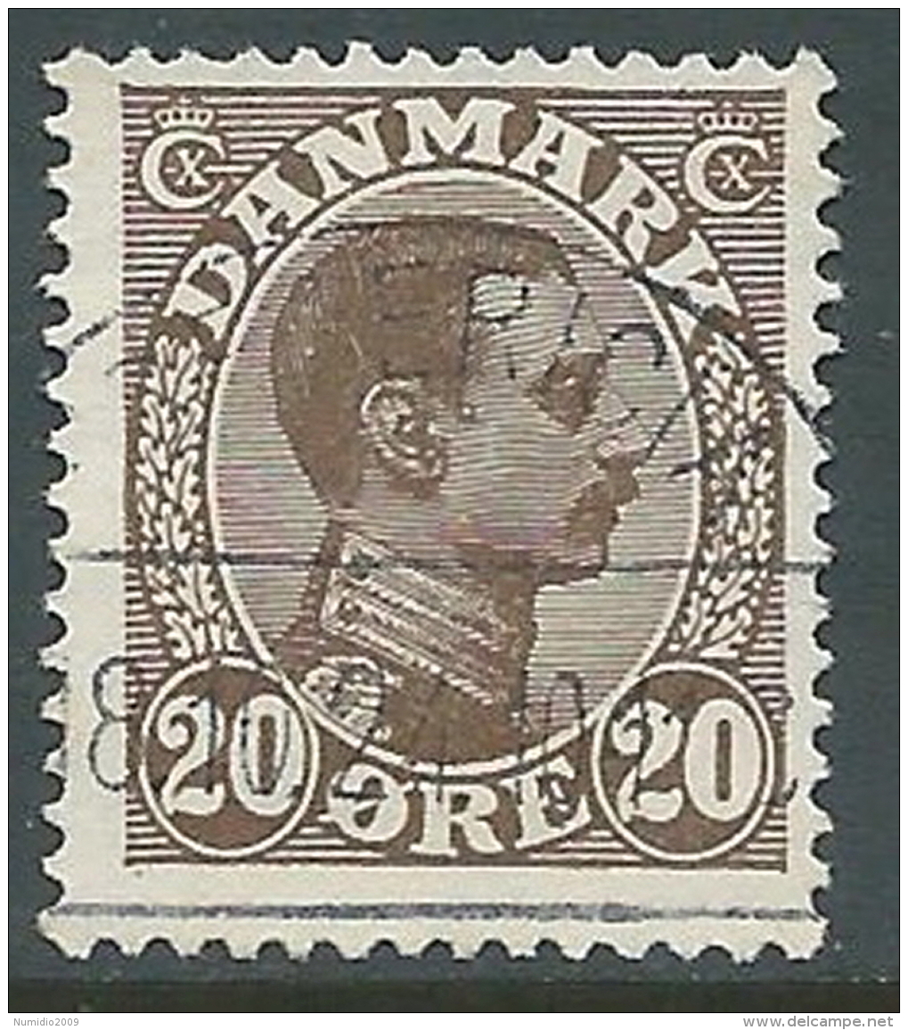 1904-05 DANIMARCA USATO RE CRISTIANO IX 20 ORE - R50-6 - Usati