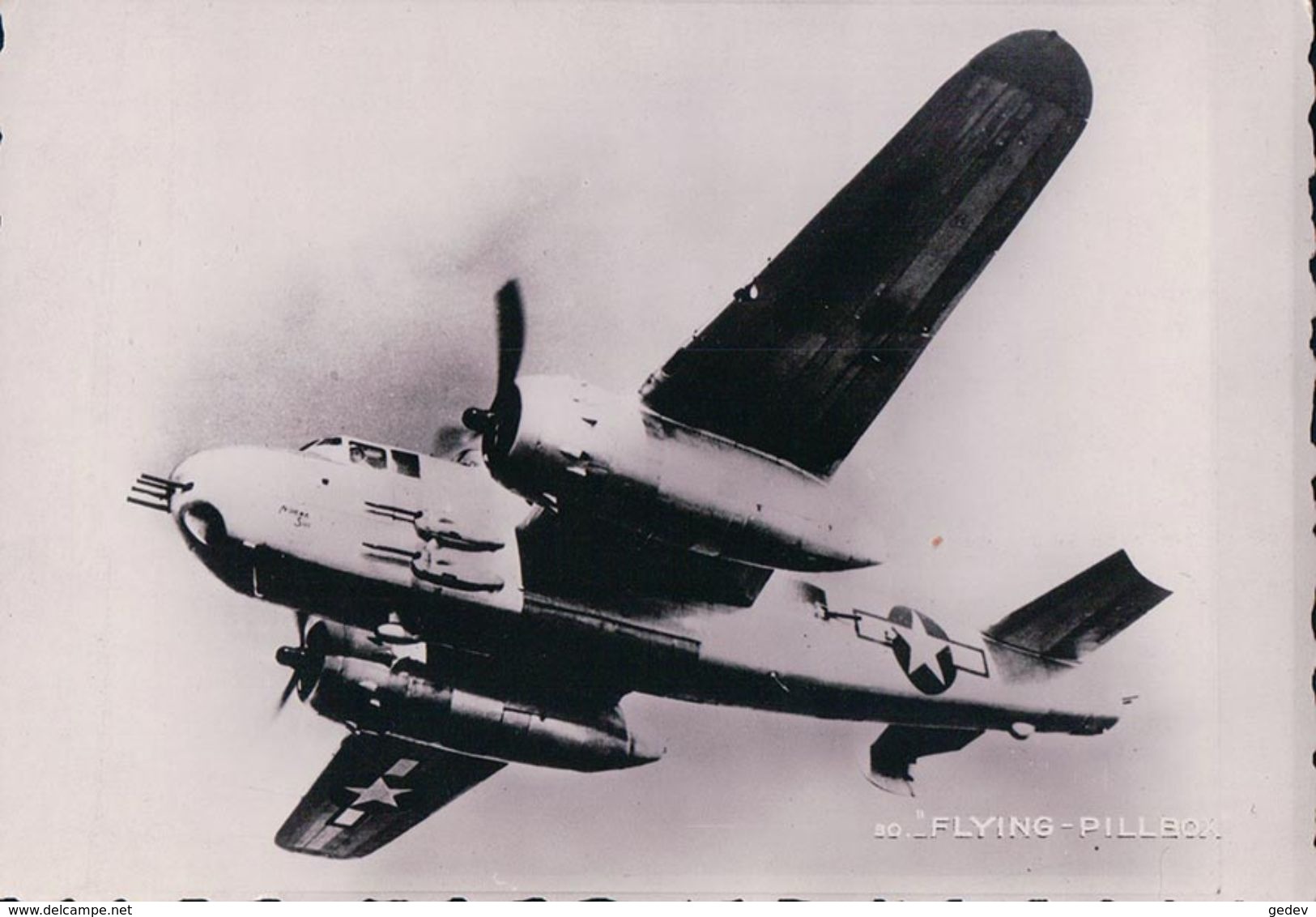 Aviation, Avion MITCHELL B 25, Flying - Pillbox (30) 10x15 - 1939-1945: 2ème Guerre