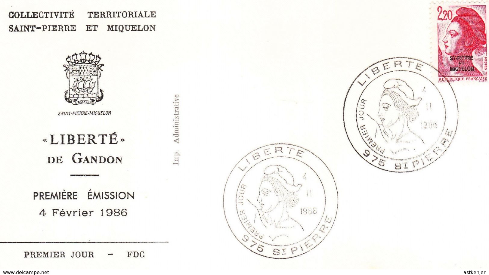 SAINT PIERRE ET MIQUELON (SPM) - FDC De 1986 N° 462, 464 Et 466 (3 Enveloppes) - FDC
