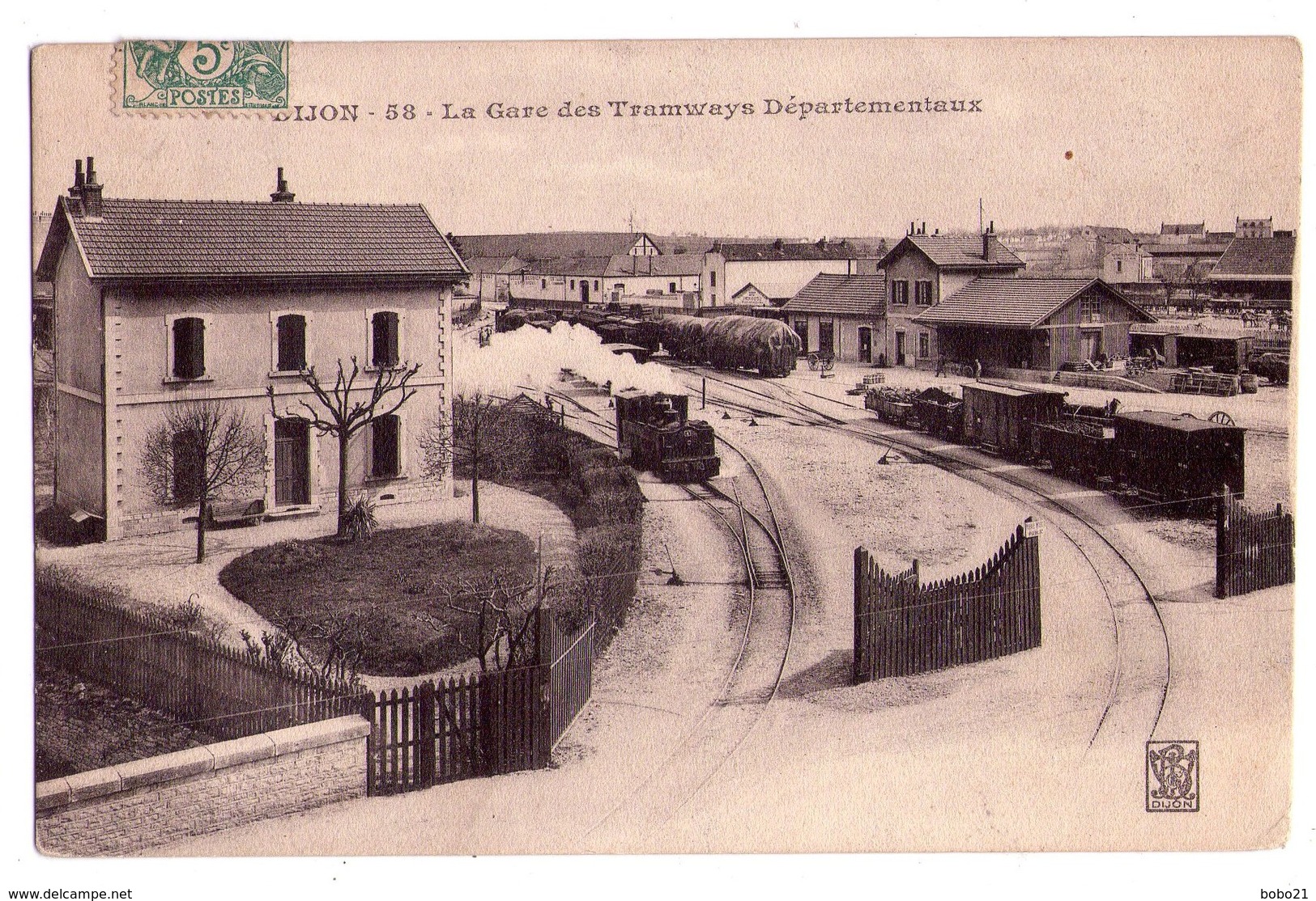 0356 - Dijon - La Gare Des Tramways Départementaux - N°58 - - Dijon