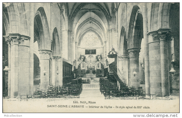 21 SAINT SEINE L'ABBAYE / Intérieur De L'Eglise / - Autres & Non Classés