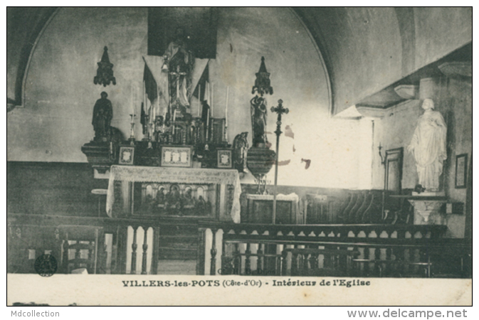 21 VILLERS LES POTS / Intérieur De L'Eglise / - Autres & Non Classés