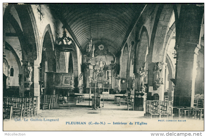 22 PLEUBIAN / Intérieur De L'Eglise / - Pleubian