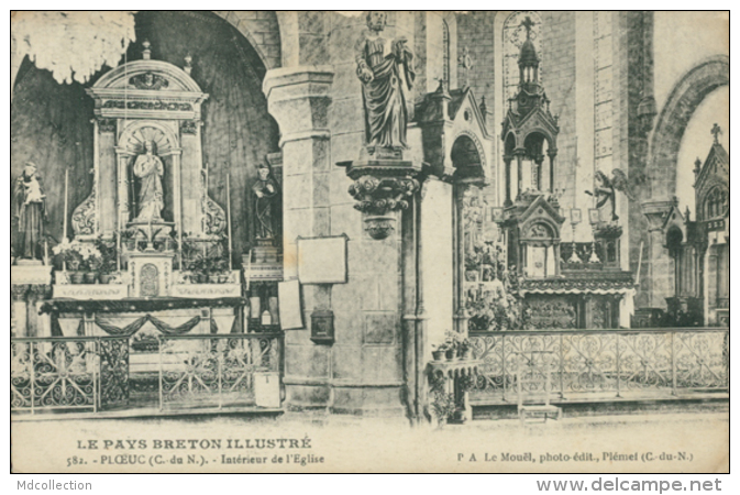 22 PLOEUC SUR LIE / Intérieur De L'Eglise / - Pleubian