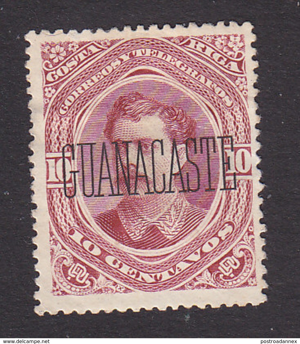 Costa Rica, Guanacaste, Scott #67, Mint Hinged, Alfaro Overprinted, Issued 1889 - Costa Rica