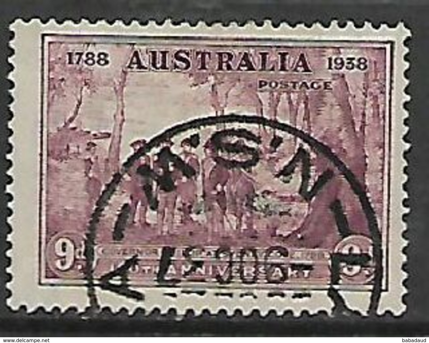 Australia 1937, 150th Anniversary Of New South Wales, 9d, , Used - Oblitérés