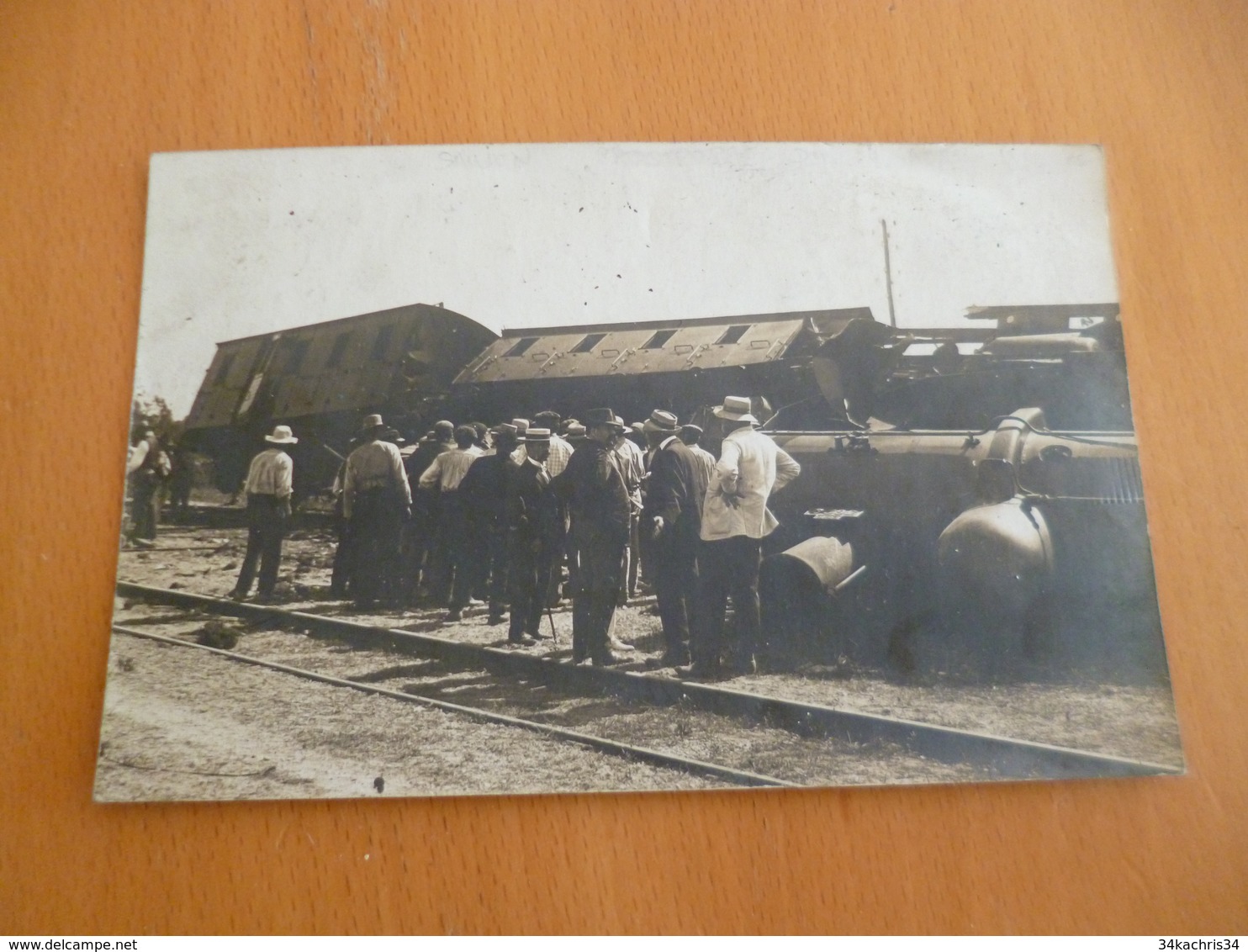 Carte Photo 17 Charente  Marpo Photo Royan Déraillement Train à Saujon TBE - Saujon