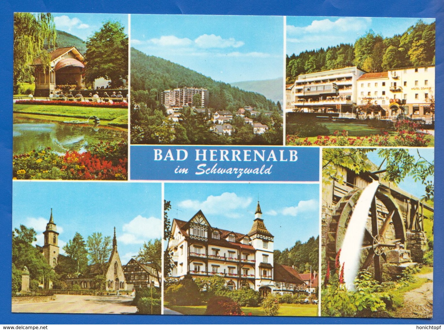 Deutschland; Bad Herrenalb; Multibildkarte - Bad Herrenalb