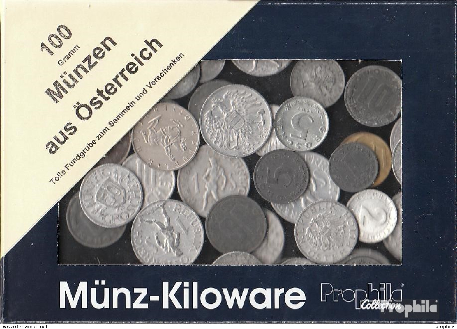 Österreich 100 Gramm Münzkiloware - Mezclas - Monedas