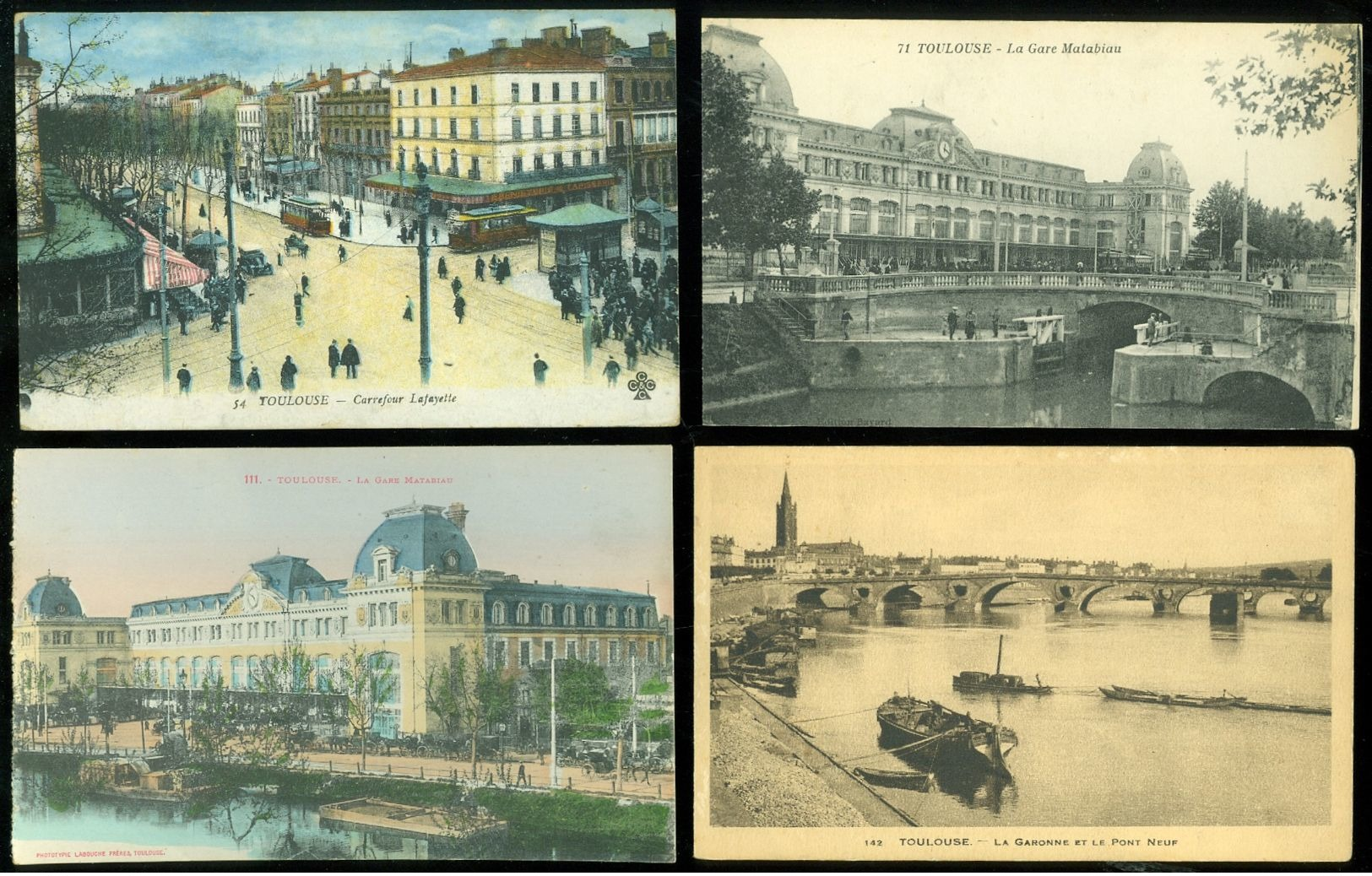 Beau lot de 60 cartes postales de France  Toulouse      Mooi lot van 60 postkaarten van Frankrijk Toulouse   -  60 scans