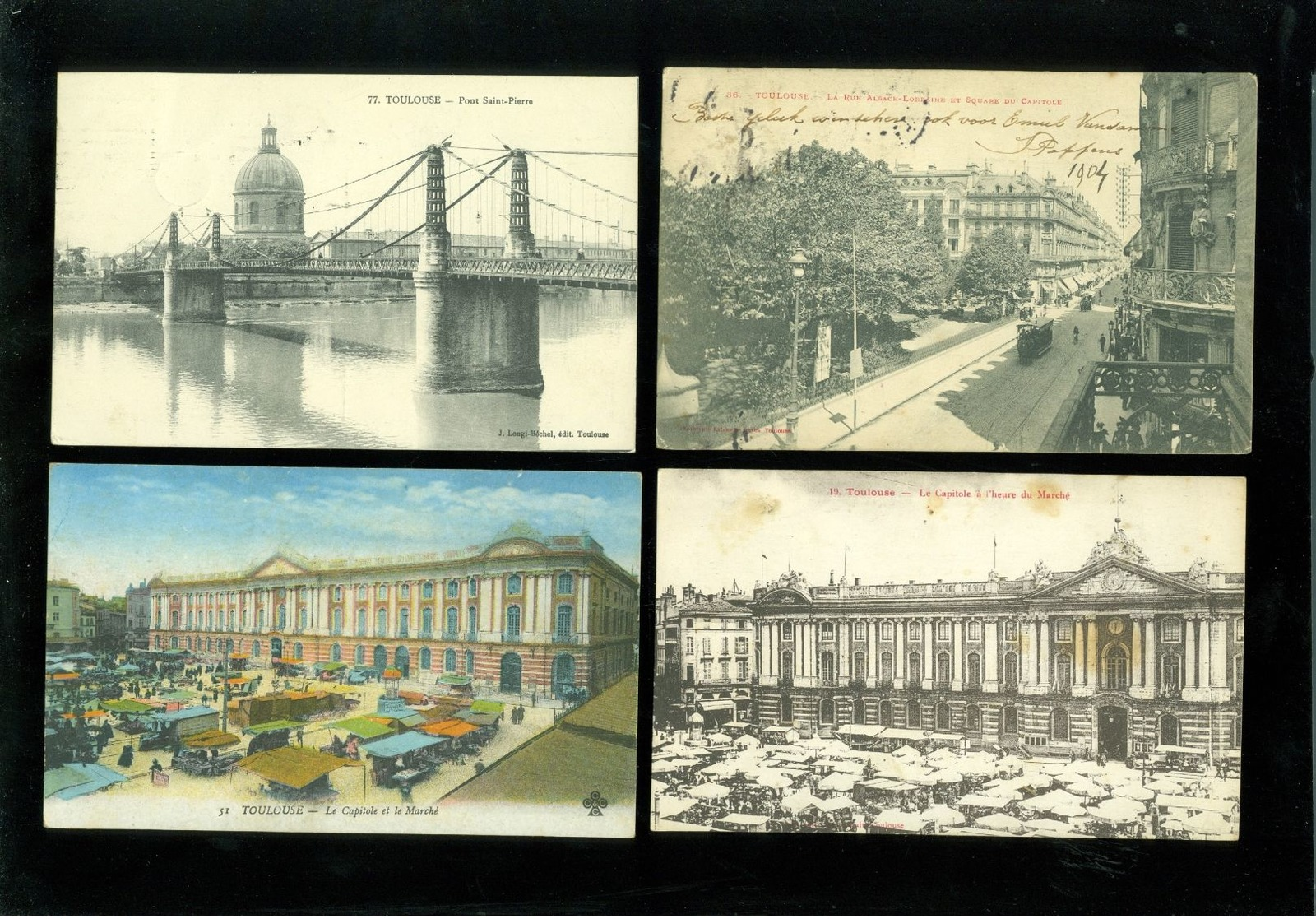 Beau lot de 60 cartes postales de France  Toulouse      Mooi lot van 60 postkaarten van Frankrijk Toulouse   -  60 scans