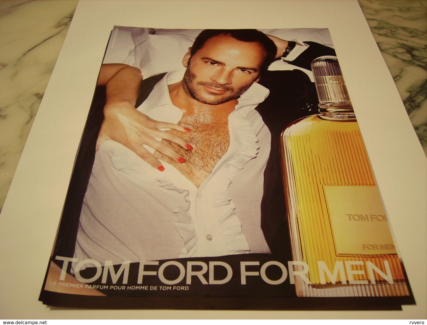 PUBLICITE AFFICHE PARFUM TOM FORD FOR MEN 2008 - Publicités