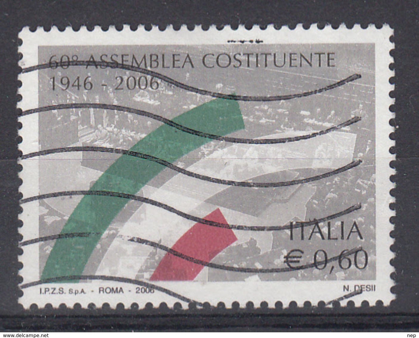 ITALIË - Michel - 2006 - Nr 3122 - Gest/Obl/Us - 2001-10: Usati