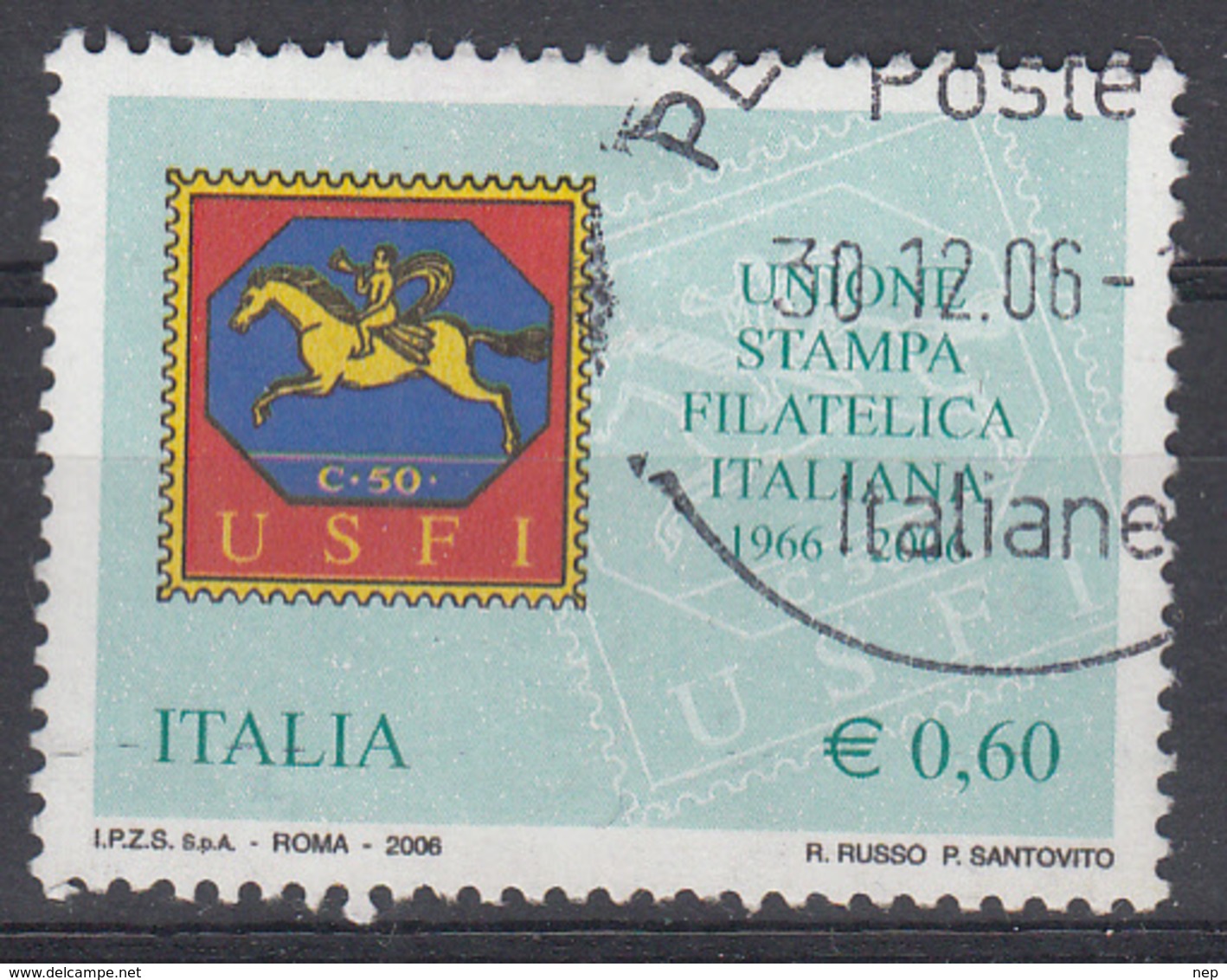 ITALIË - Michel - 2006 - Nr 3131 - Gest/Obl/Us - 2001-10: Usati