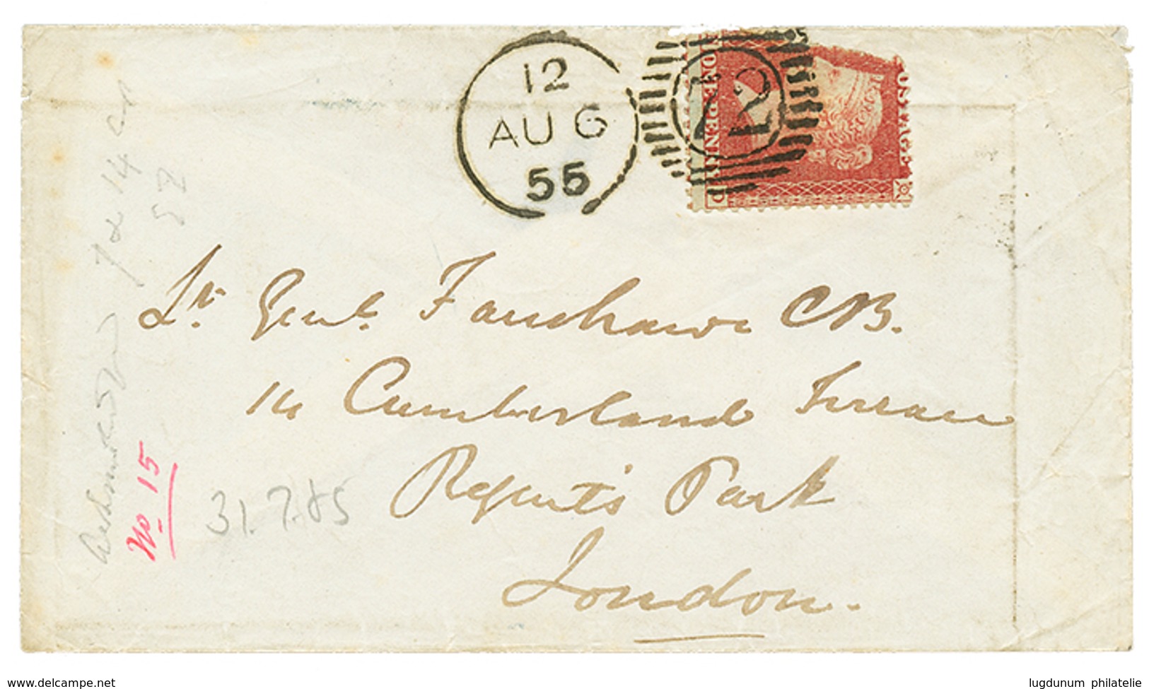 86 EXPEDITION DE LA BALTIQUE - NARGEN (ESTONIA) : 185GB 1p(def) Obl. Sur Enveloppe Avec Texte Complet Daté "NARGEN 31 Ju - Andere & Zonder Classificatie