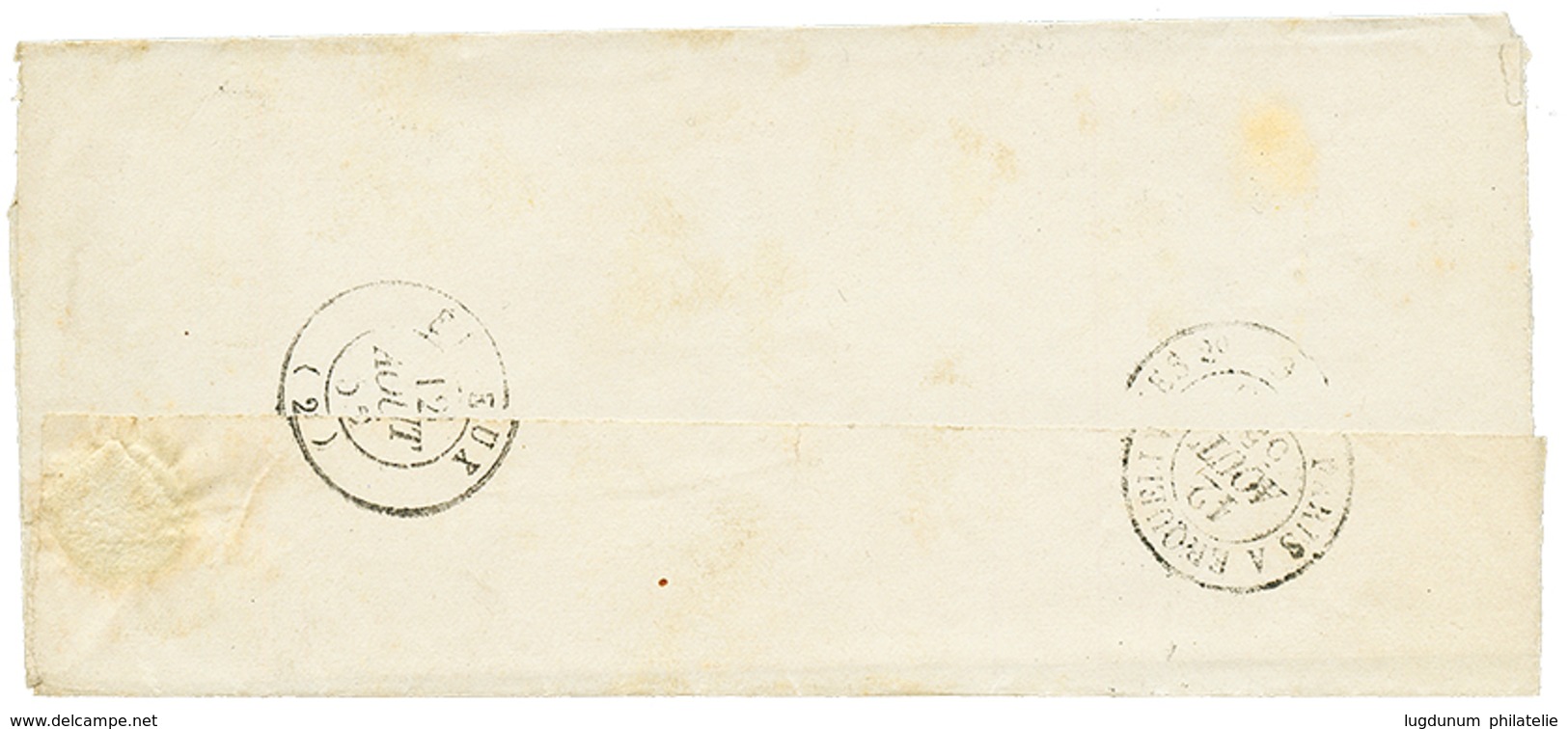 135 "Type 13" : 1855 20c(n°14) Obl. PC 2071 + T.13 MONTCORNET Sur Lettre. TTB. - Altri & Non Classificati