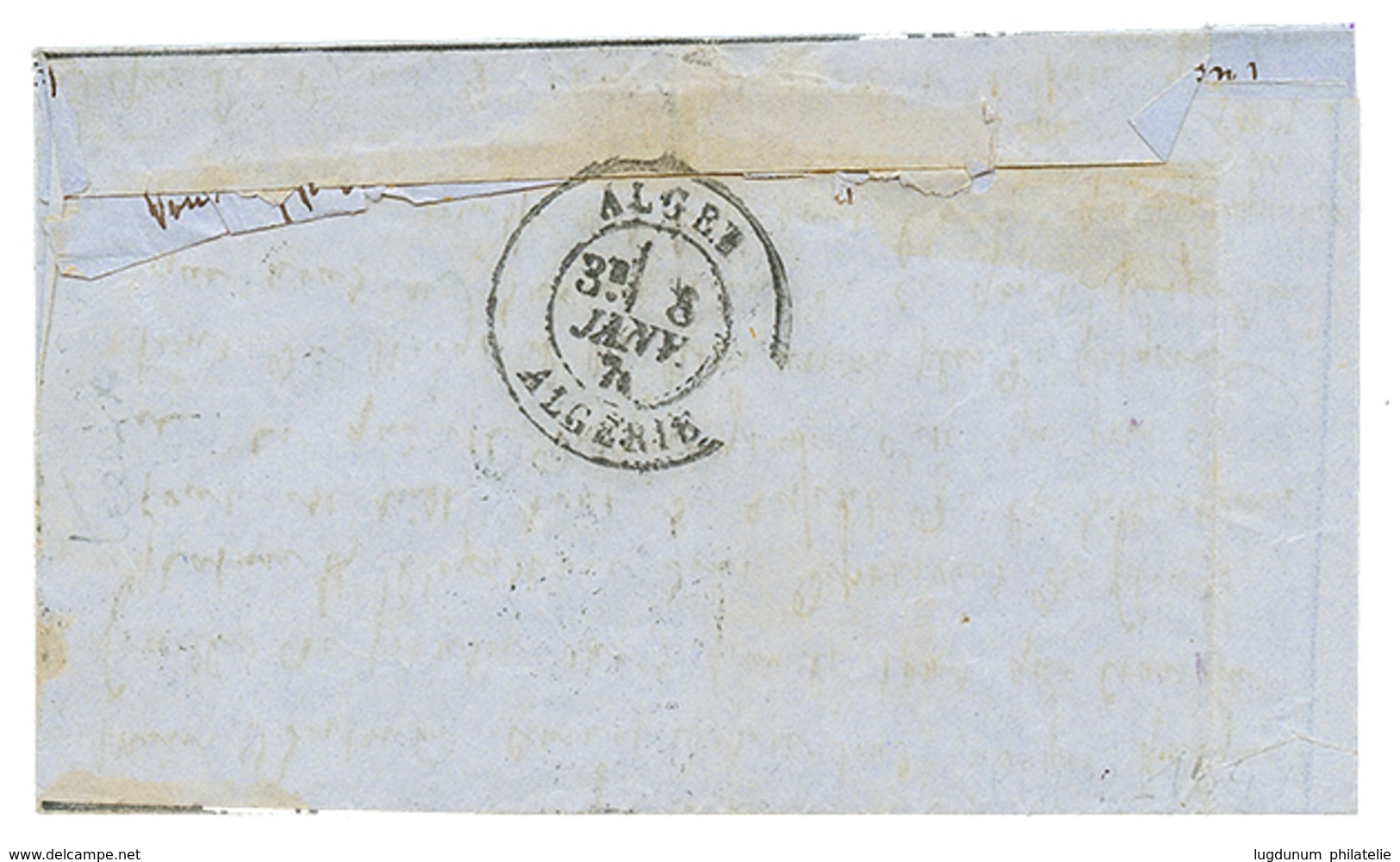 193 "BALLON-MONTE Pour L' ALGERIE" : 20c(n°37) Obl. GC + PARIS LES TERNES 23 Dec 70 Sur Lettre Avec Texte Pour ALGER, AF - Autres & Non Classés