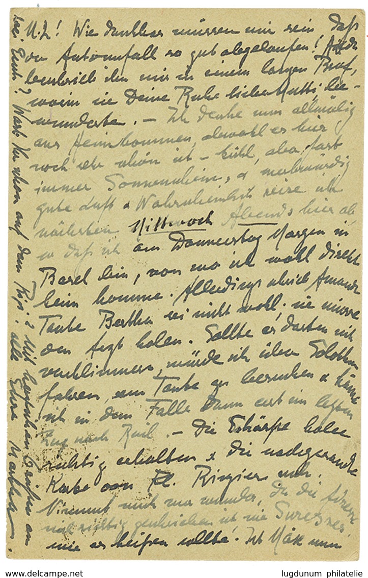 246 1924 ENTIER POSTAL JEUX OLYMPIQUES PARIS 30c + 15c Semeuse Obl. SURESNES Pour La SUISSE. Cote 200€. TTB. - Autres & Non Classés