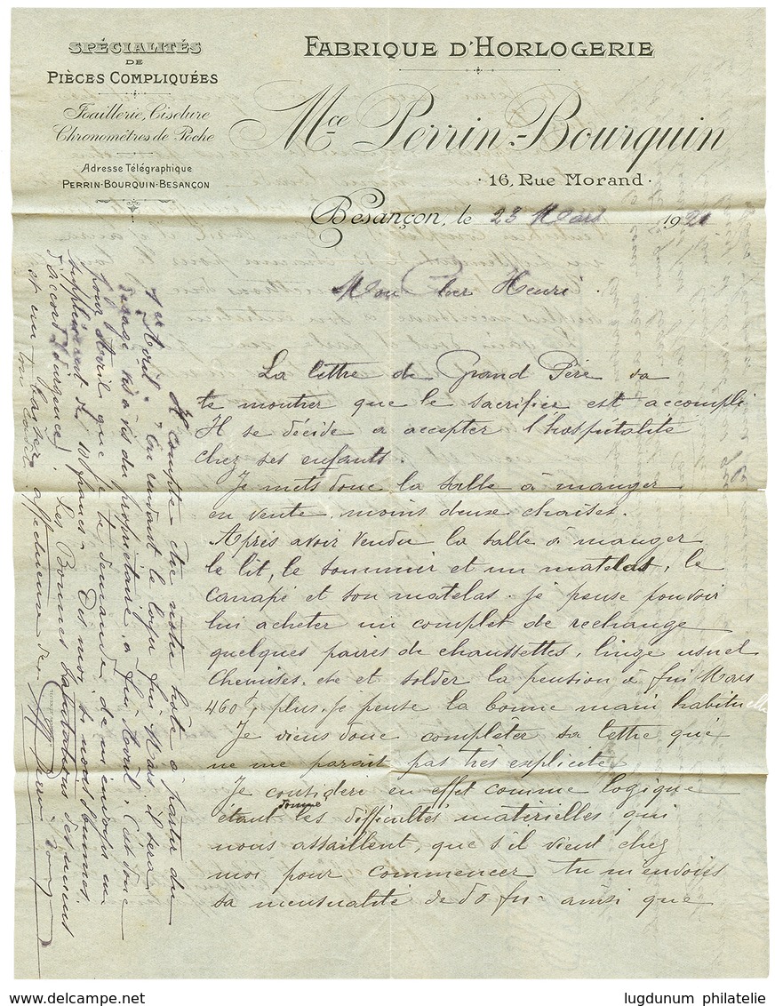 248 COLIS-POSTAUX : 1921 COLIS POSTAUX DE PARIS/RUE DU LOUVRE(n°84A) Sur Enveloppe Avec Texte Complet Pour PARIS. RARE.  - Autres & Non Classés