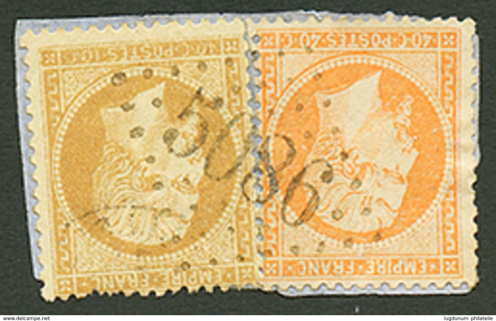 361 10c(n°21) + 40c(n°23) Obl. GC 5086 De GALLIPOLI Sur Fragment. Rare. Superbe. - Other & Unclassified