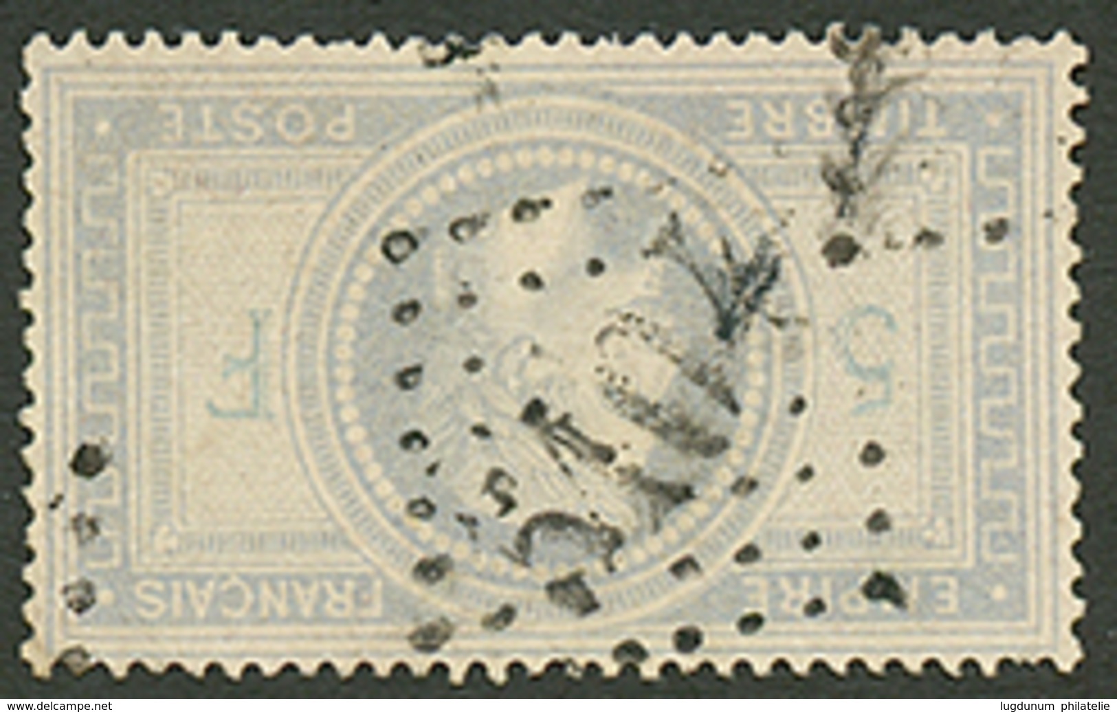 368 SHANGHAI CHINE : 5F EMPIRE(n°33) Pd 1dent Courte En Haut Obl. GC 5104. Signé CALVES. TB. - Other & Unclassified