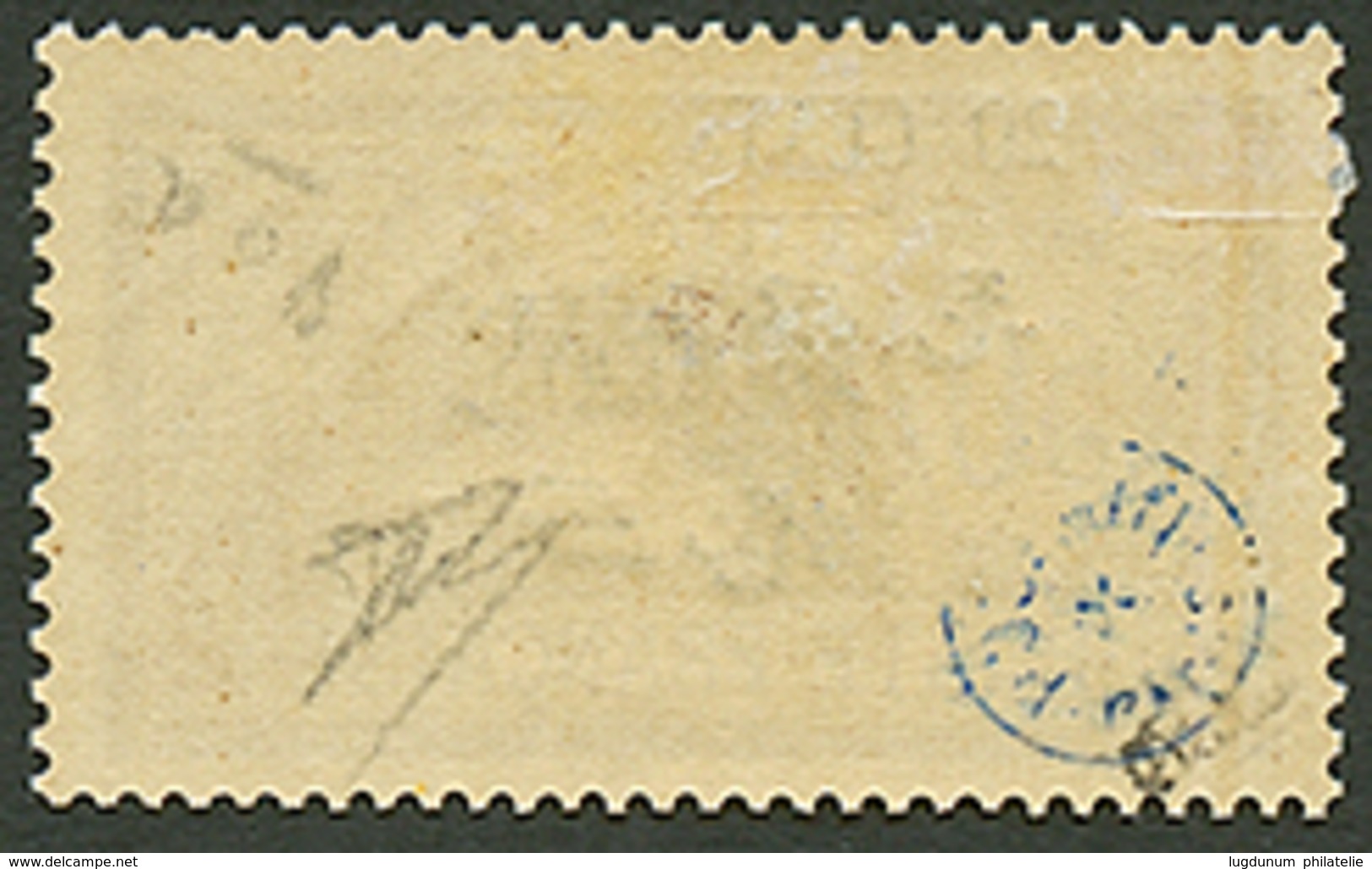 398 CHINE - 20c S/ 50c Variété TRIPLE SURCHARGE N°80a Neuf *. GRANDE RARETE - Tirage 75 Exemplaires. Signé CALVES. Super - Other & Unclassified