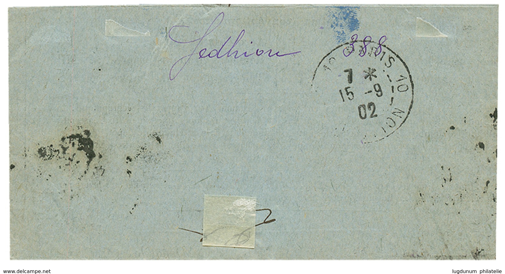 671 1902 40c Obl. DAKAR SENEGAL Sur TELEGRAMME Recommandé Pour La FRANCE. TTB. - Other & Unclassified