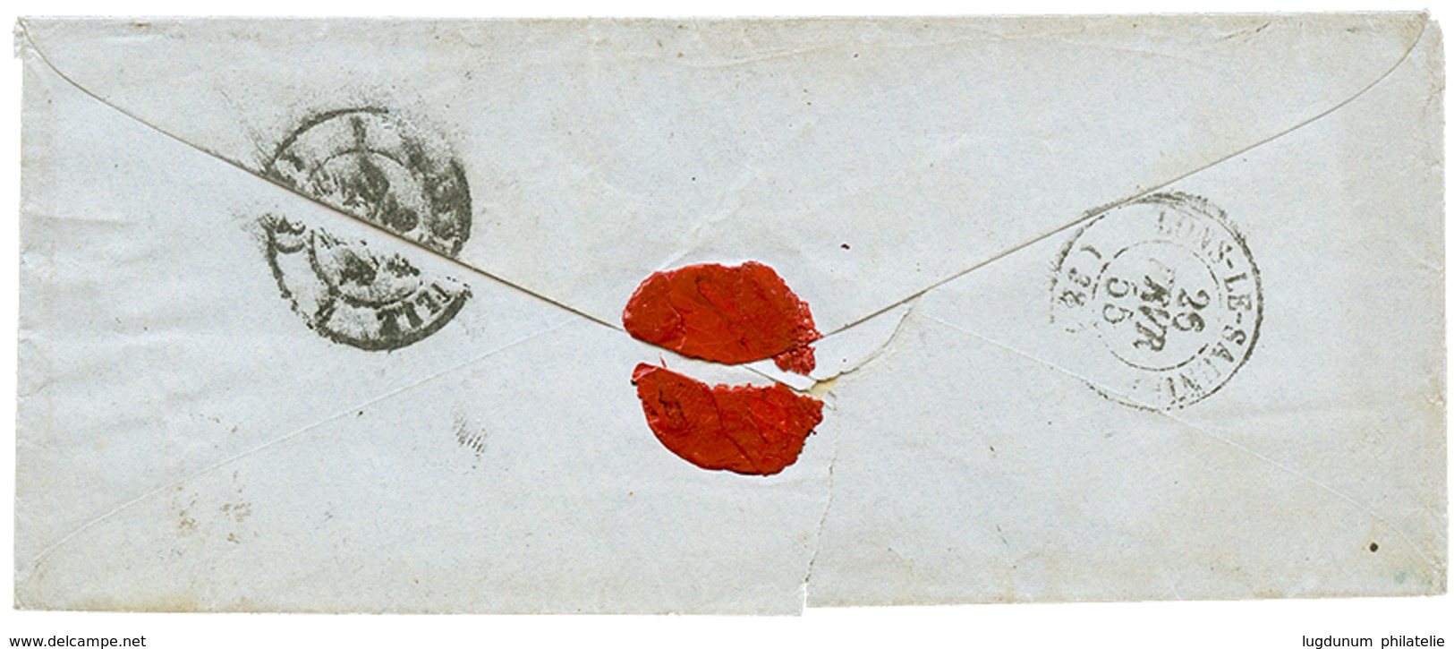 754 CRIMEAN WAR : "VARNA 14 FEVRIER 1855" Manus.+ "30" Tax Marking On Envelope(fault) To FRANCE. Vf. - Other & Unclassified