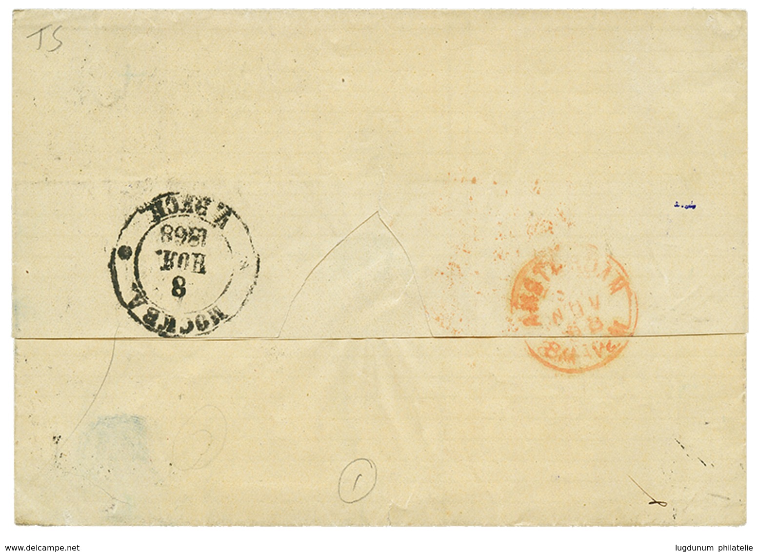 960 1868 3k + 5k+ 10k Canc. MOSCOU On Cover To AMSTERDAM (NETHERLANDS). Vf. - Other & Unclassified