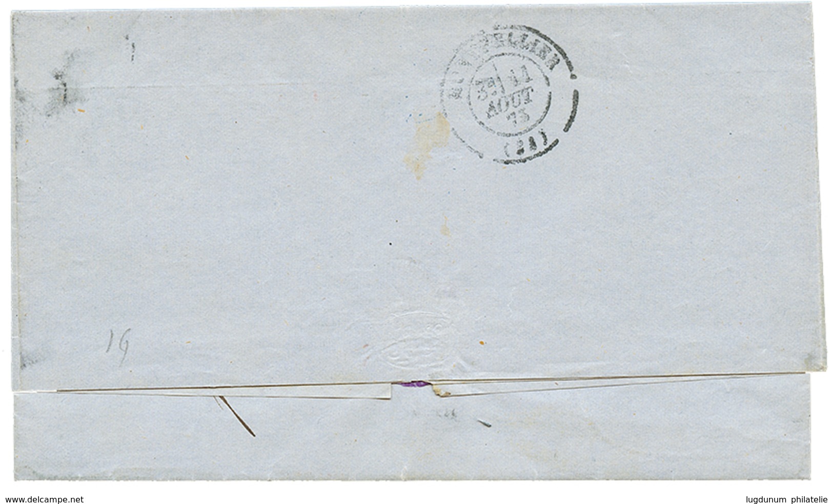 973 1875 1k + 2k(first Month Of Use) + 10k Canc. ST PETERSBURG On Entire Letter To FRANCE. Vvf. - Autres & Non Classés