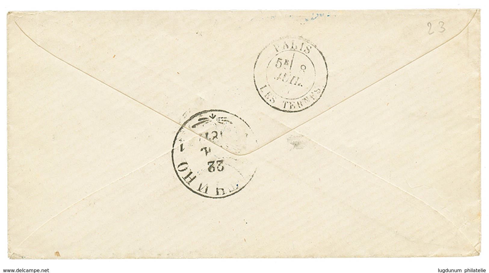 977 1877 8k Canc. GATSCHINA On Enveloppe To FRANCE. Rare. Vvf. - Autres & Non Classés