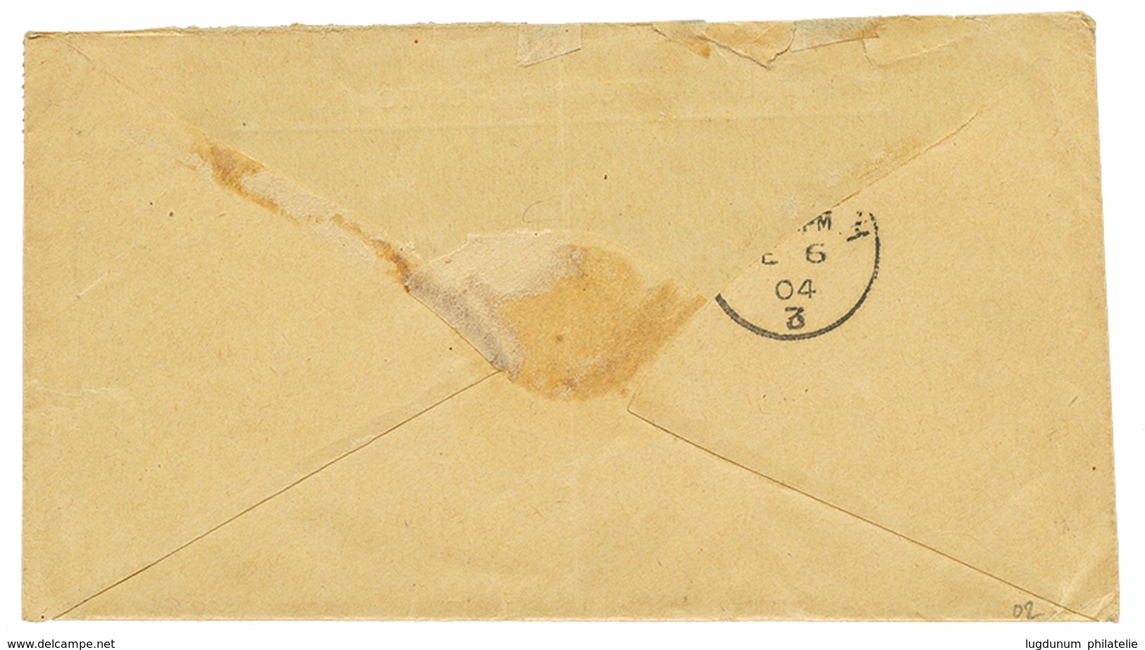 1026 BRITISH SOMALILAND : 1904 1a Canc. BERBERA SOMALILAND On Envelope To ENGLAND. Rare. Vf. - Sonstige & Ohne Zuordnung