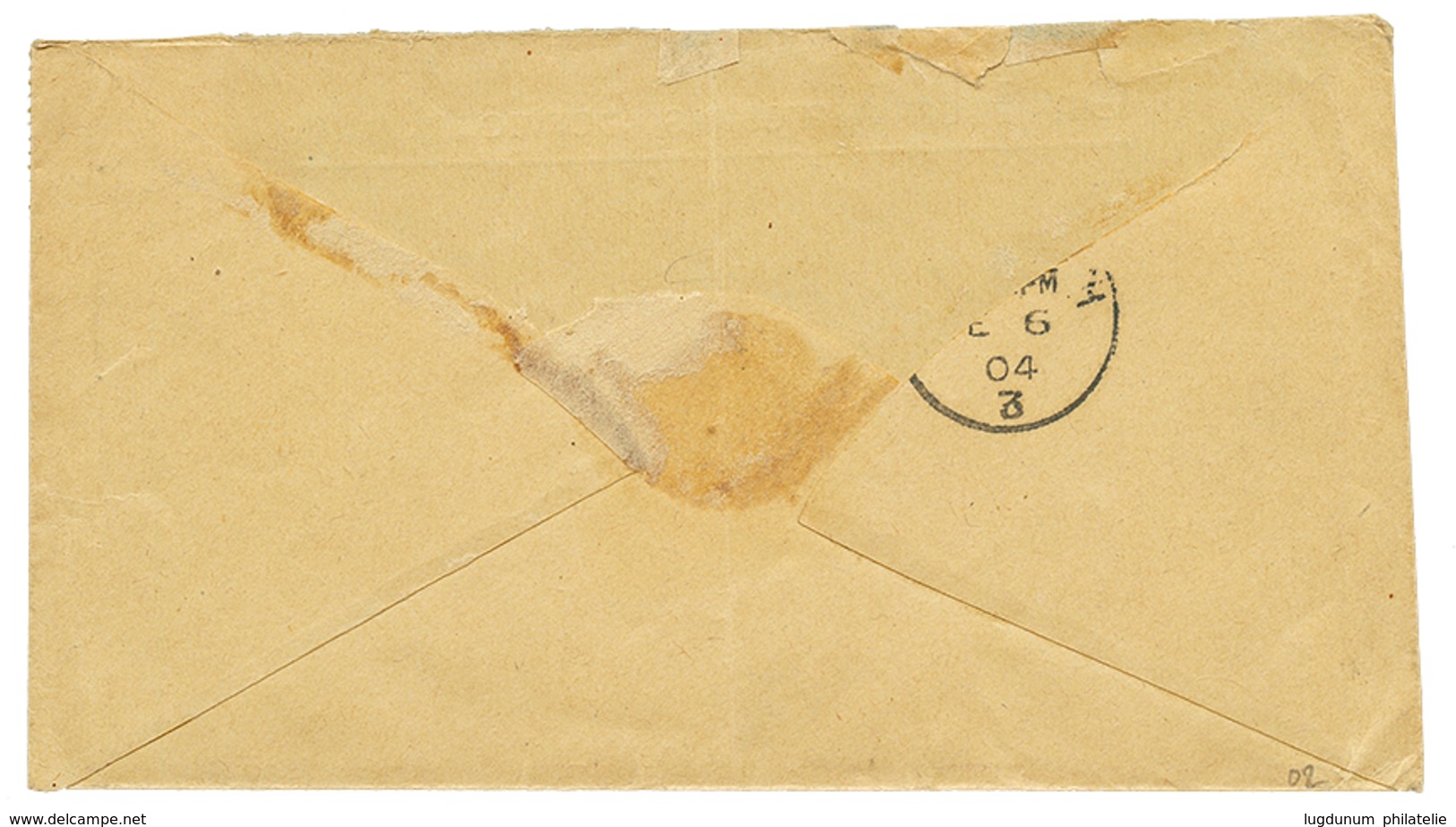 1026 BRITISH SOMALILAND : 1904 1a Canc. BERBERA SOMALILAND On Envelope To ENGLAND. Rare. Vf. - Altri & Non Classificati