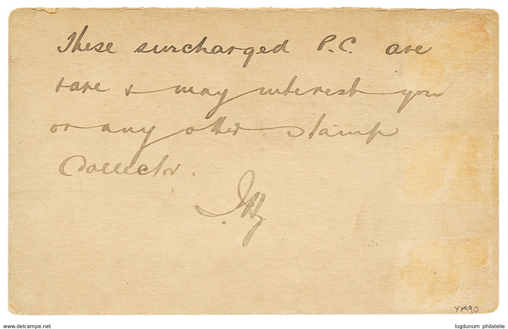 1034 FIJI : 1903 P./Stat HALF PENNY On 1 1/2d (rare Used) + 1d Canc. SUVA To SCOTLAND. Vvf. - Autres & Non Classés