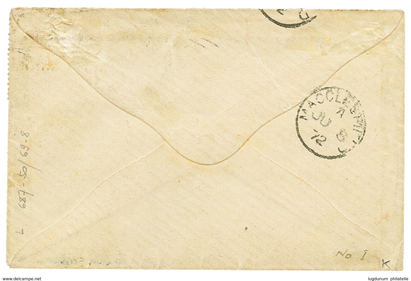 1045 1872 2d + 6d Canc. A26 + GIBRALTAR On Envelope To ENGLAND. Superb. - Sonstige & Ohne Zuordnung