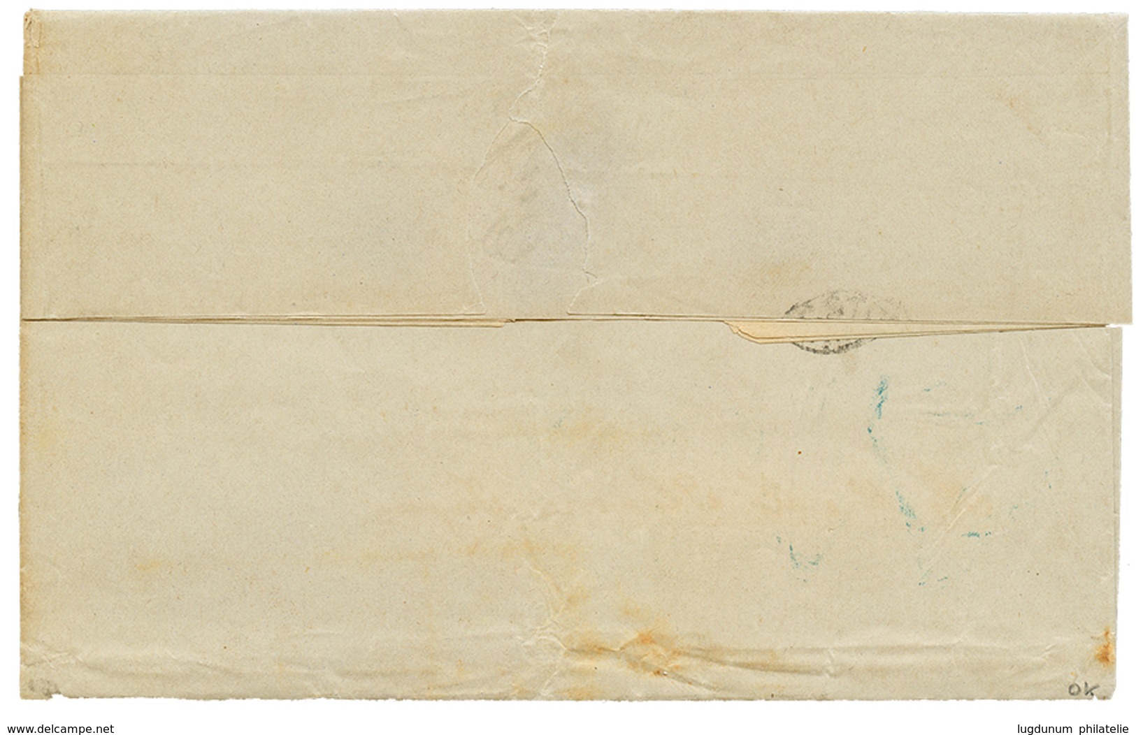 1070 JAMAICA : 1874 2d+ 6d+ 1 SHILLING Canc. A01 On Entire Letter From KINGSTON To HAITI.Scarce. Vvf. - Autres & Non Classés