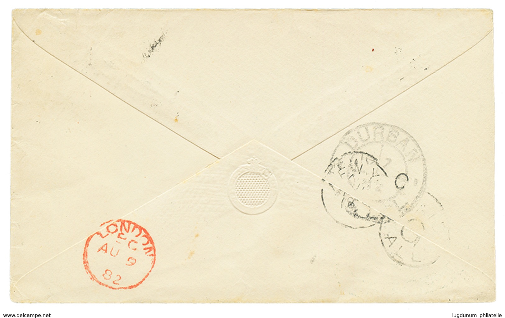 1096 1882 1/2d+ 1d+ 6d Canc. 3 + VERULAM On Envelope To NEW-YORK (USA). Vvf. - Autres & Non Classés