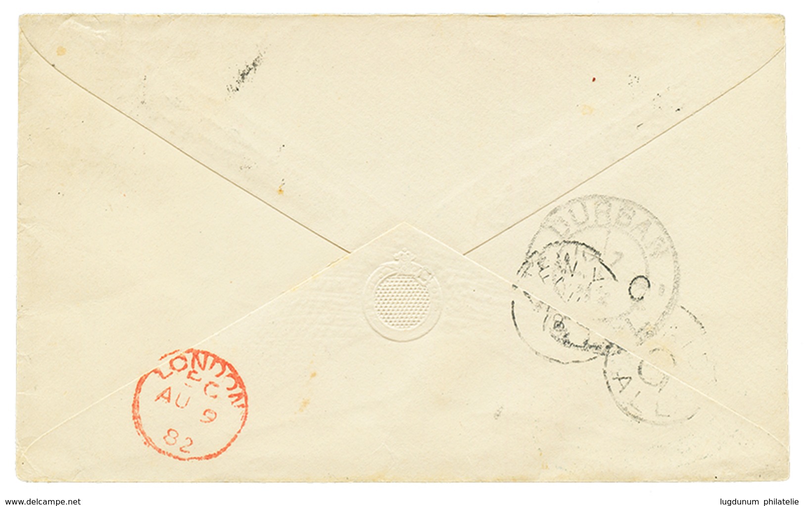 1096 1882 1/2d+ 1d+ 6d Canc. 3 + VERULAM On Envelope To NEW-YORK (USA). Vvf. - Sonstige & Ohne Zuordnung