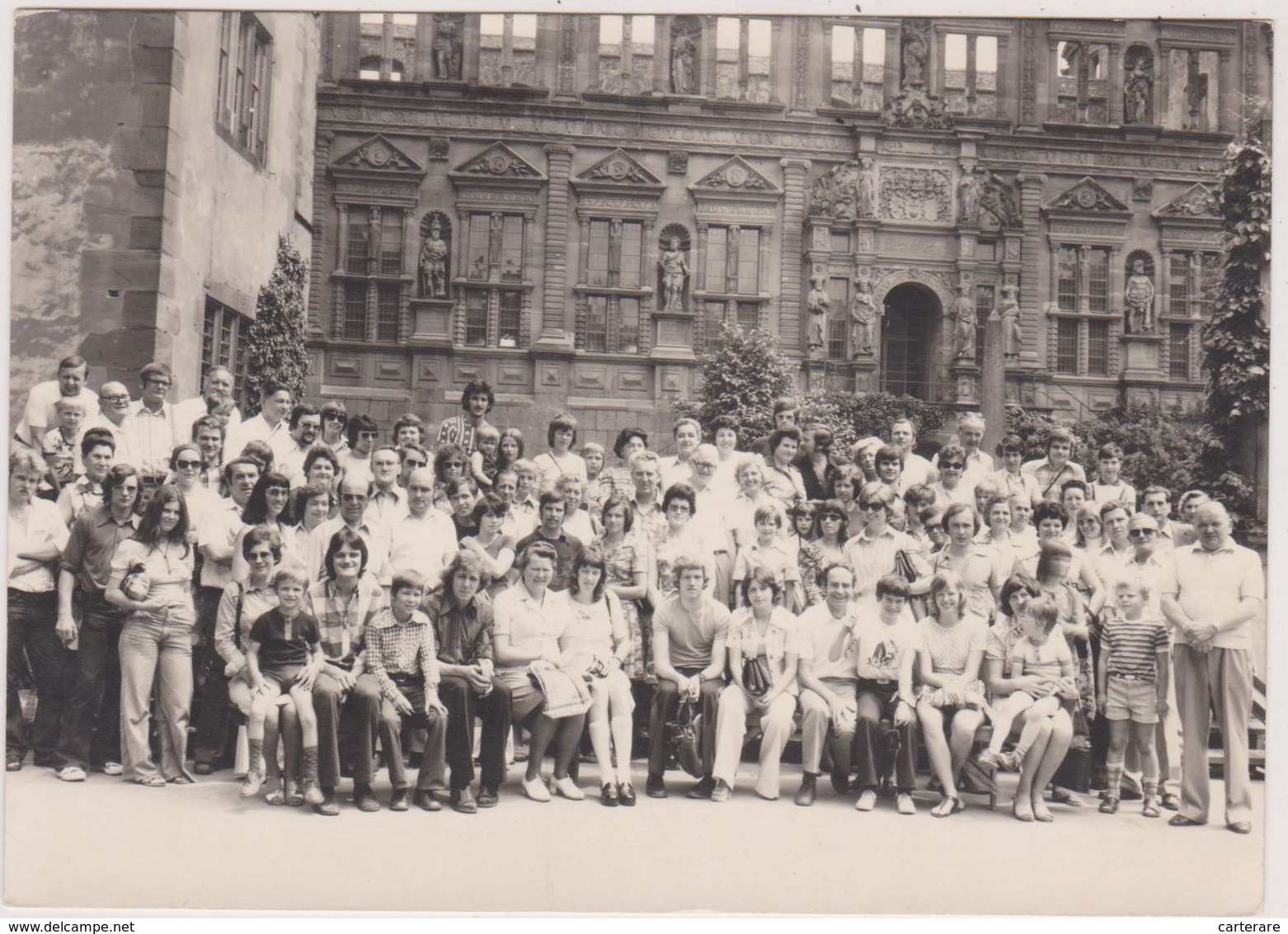 Carte Photo,allemagne,grub Vom Heidelberger Schlob,schloss Foto Heidelberg,vallée Du Neckar,nord Ouest,rare - Heidelberg