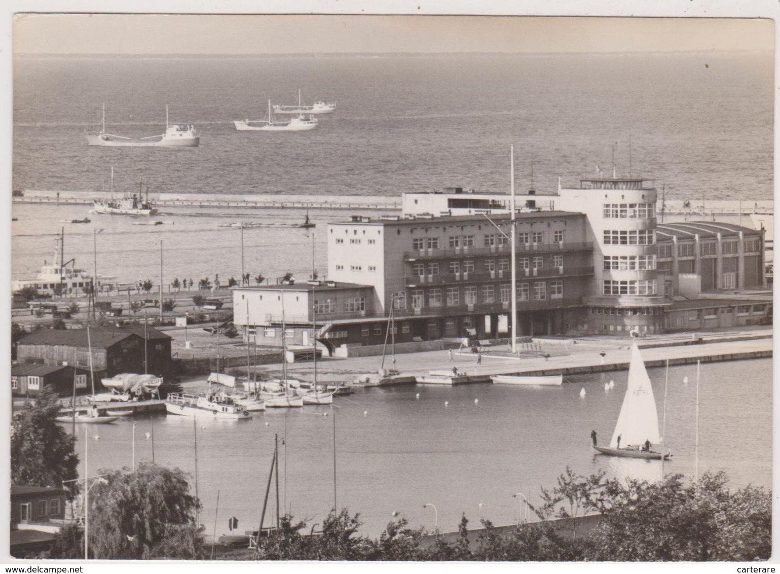 CARTE PHOTO,POLOGNE ,GDYNIA,szkola Rybolowstwa Morskiego ,port De Mer Et Pécheur De La Baie De Gdansk,nord,rare - Polonia