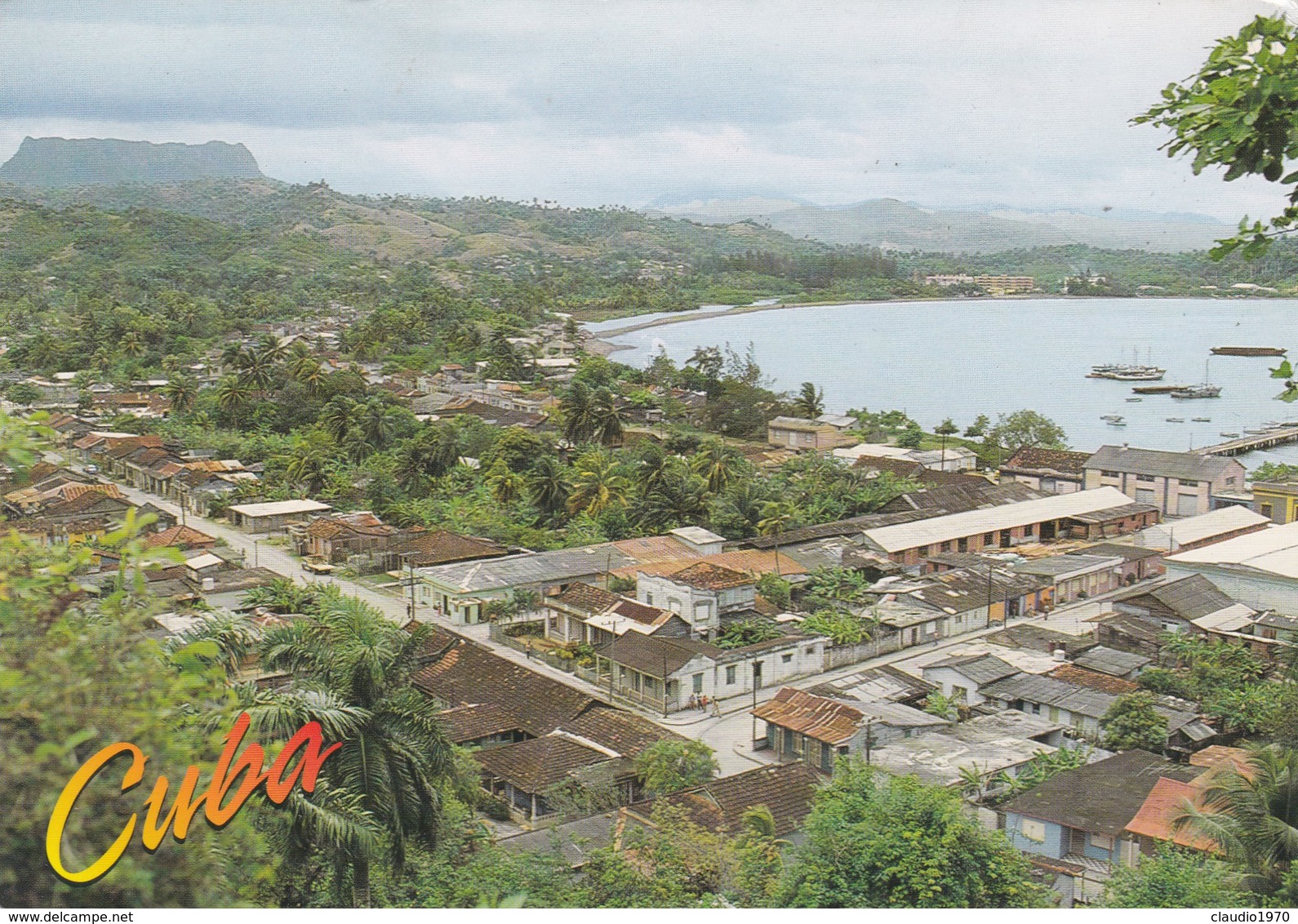 CARTOLINA - POSTCARD - CUBA - BARACOA - VISTA PANORAMICA DE LA CIUDAD. - Altri & Non Classificati