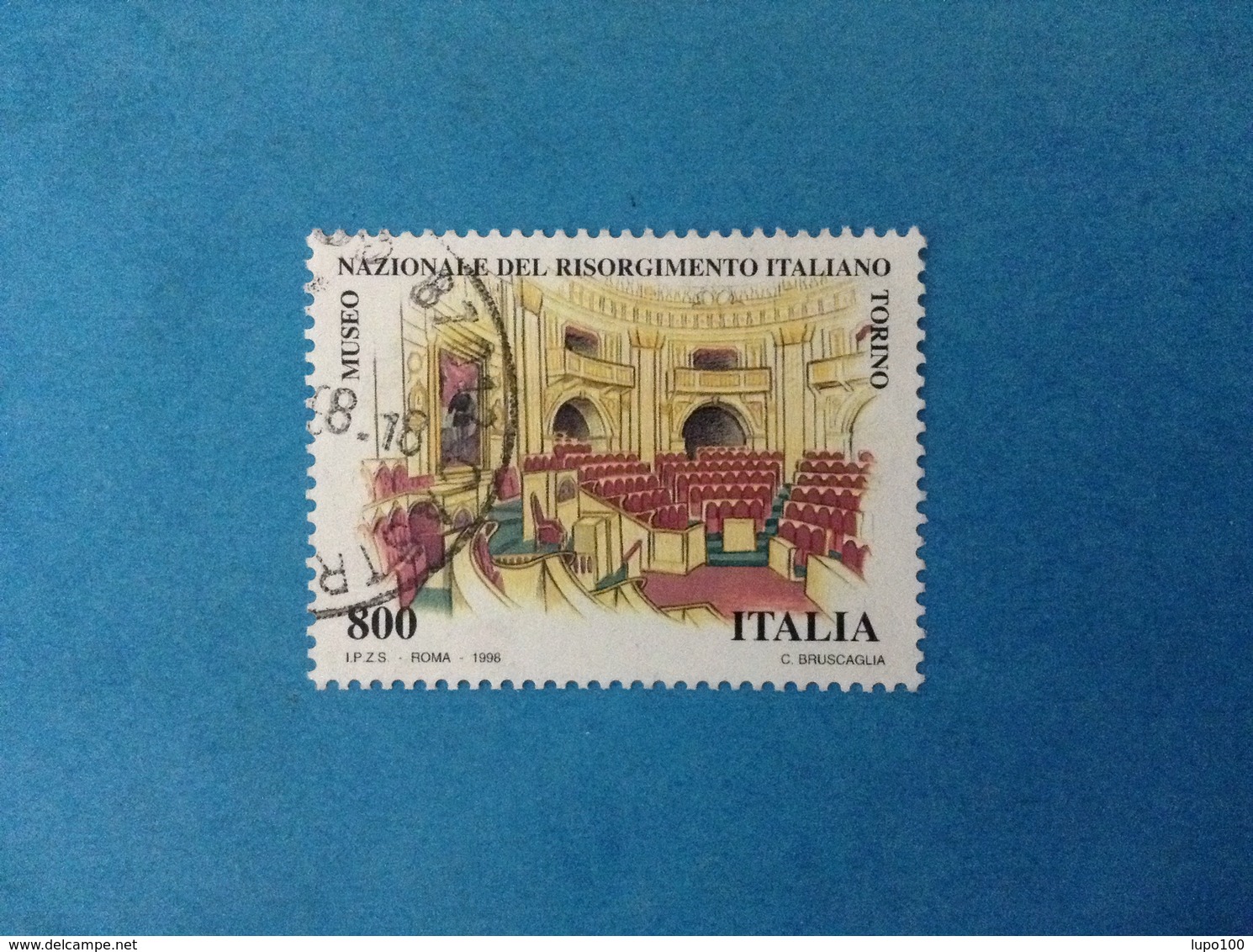 1998 ITALIA FRANCOBOLLO USATO STAMP USED - MUSEO DEL RISORGIMENTO TORINO - - 1991-00: Usati