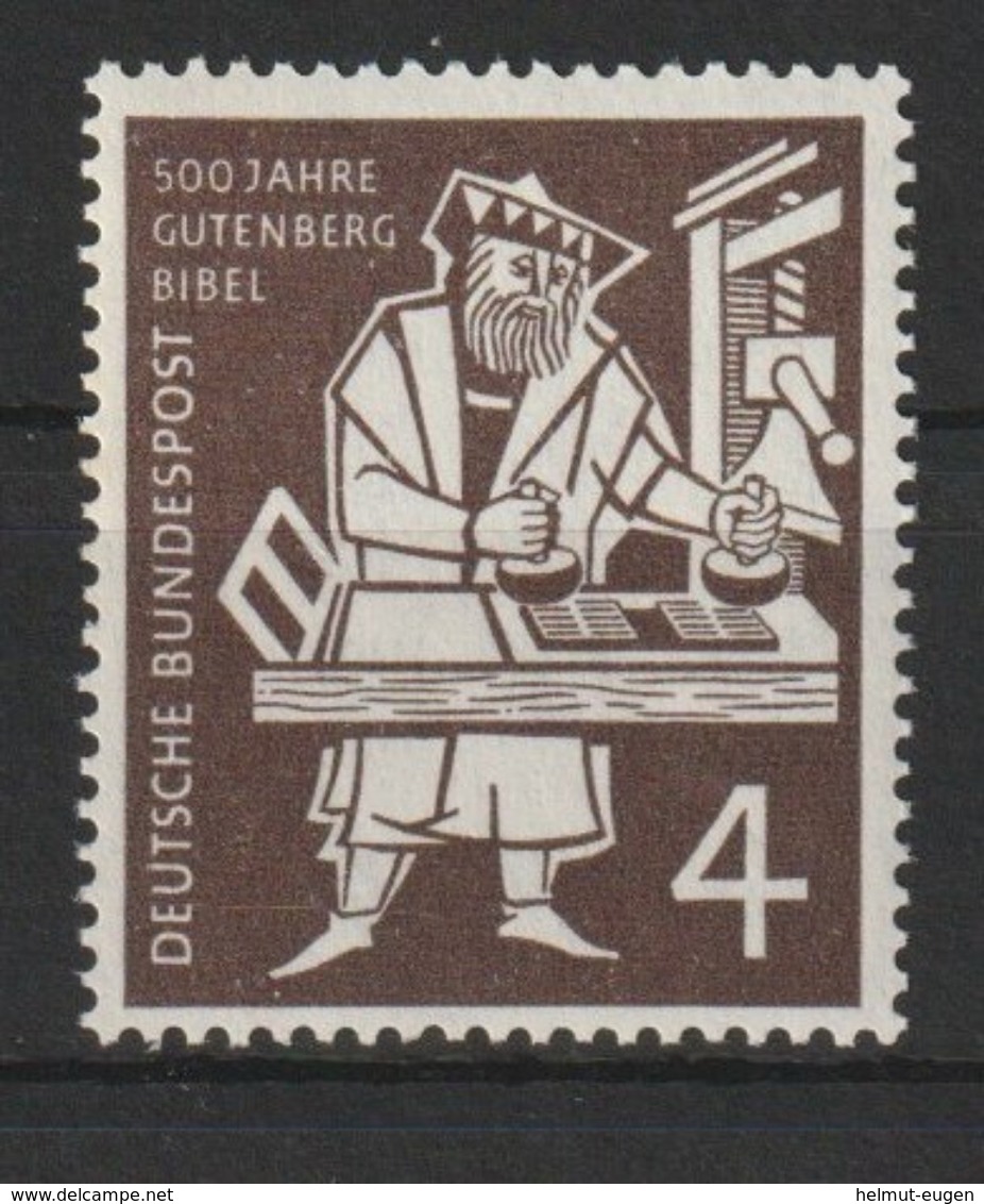 500 Jahre Gutenberg-Bibel /  MiNr.: 198 - Ungebraucht