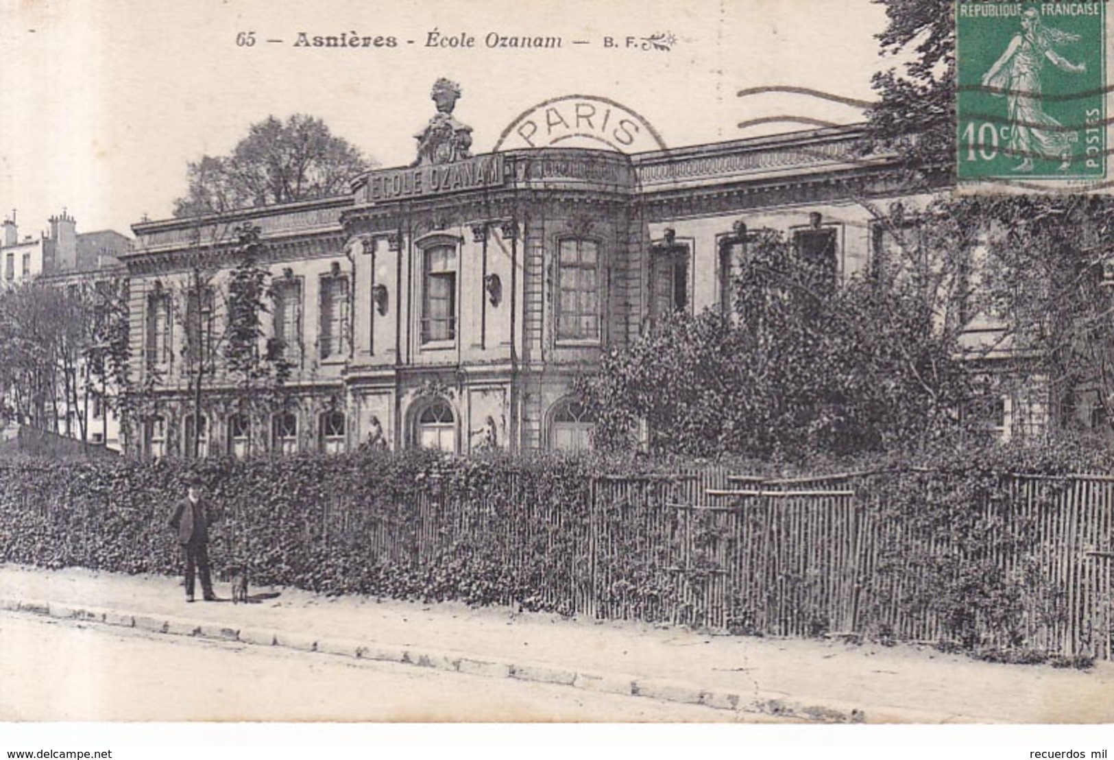 Asnieres Ecole Ozanam 1922 - Arnières