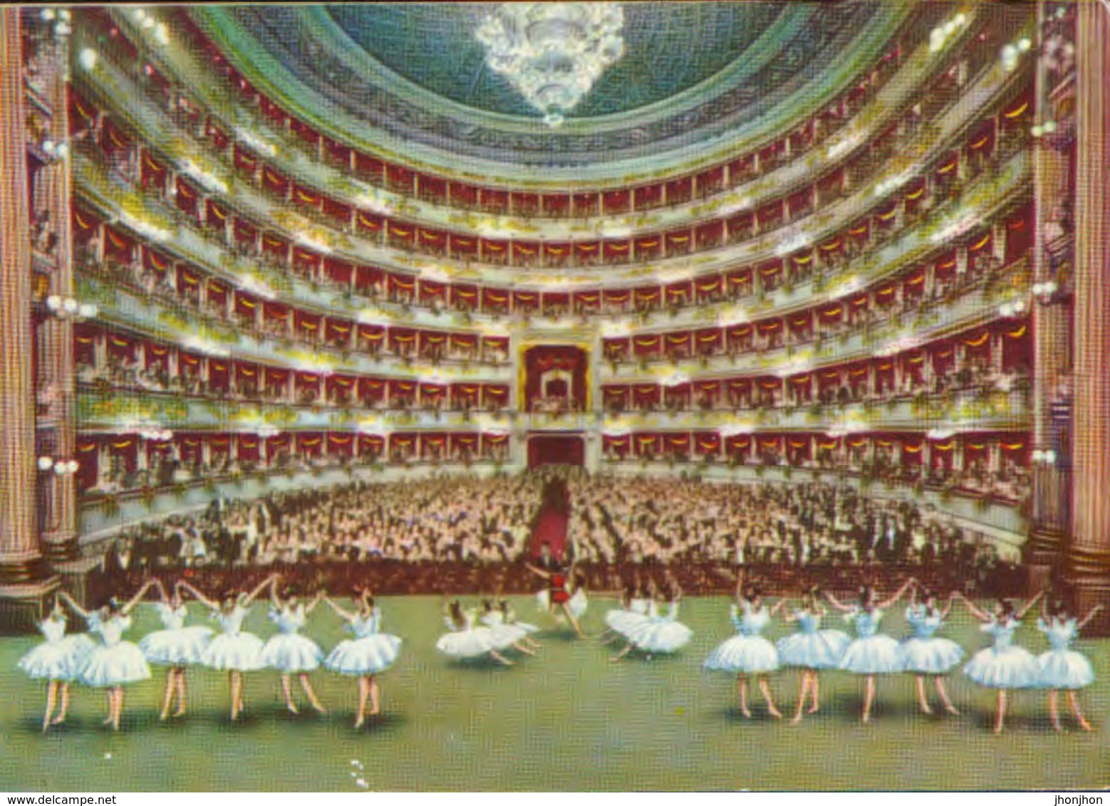 Italia - Nuova Cartolina  - Milano  - Teatro Alla Scala - Interno -2/scans - Milano (Mailand)