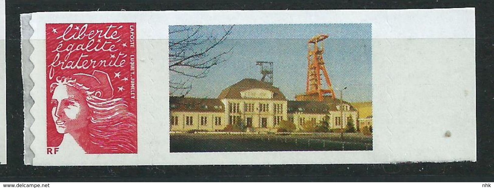 Timbre Personnalisé N° 3729A Mine De Charbon Mineurs La Houve Dernière Mine De France à Avoir Fermé En 2004 ** - Other & Unclassified