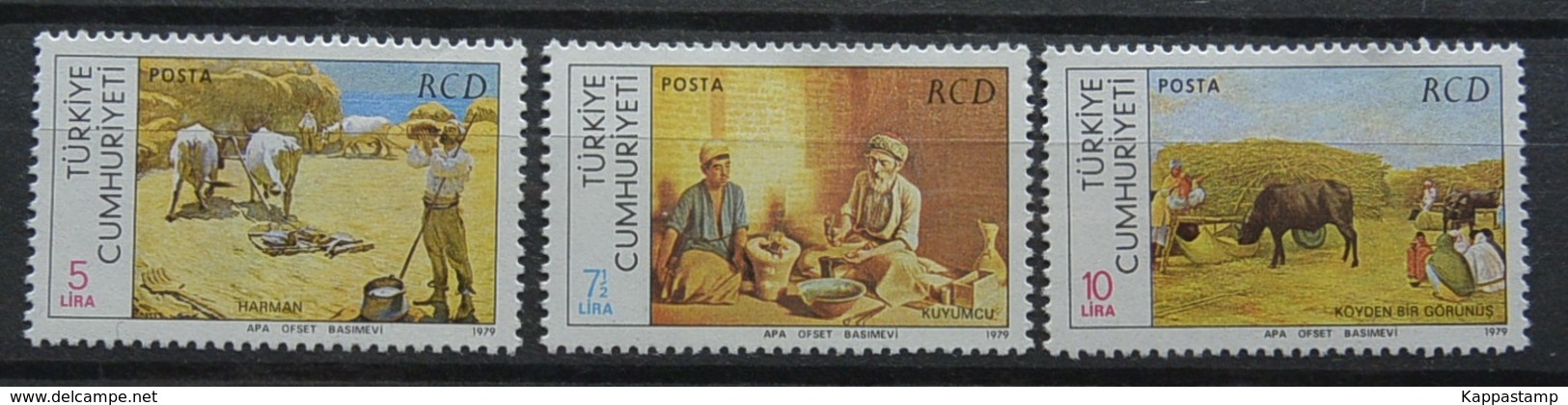 Turkey Set 1979 Zusammenarbeit**  Siehe Scan - 1934-39 Sandschak Alexandrette & Hatay