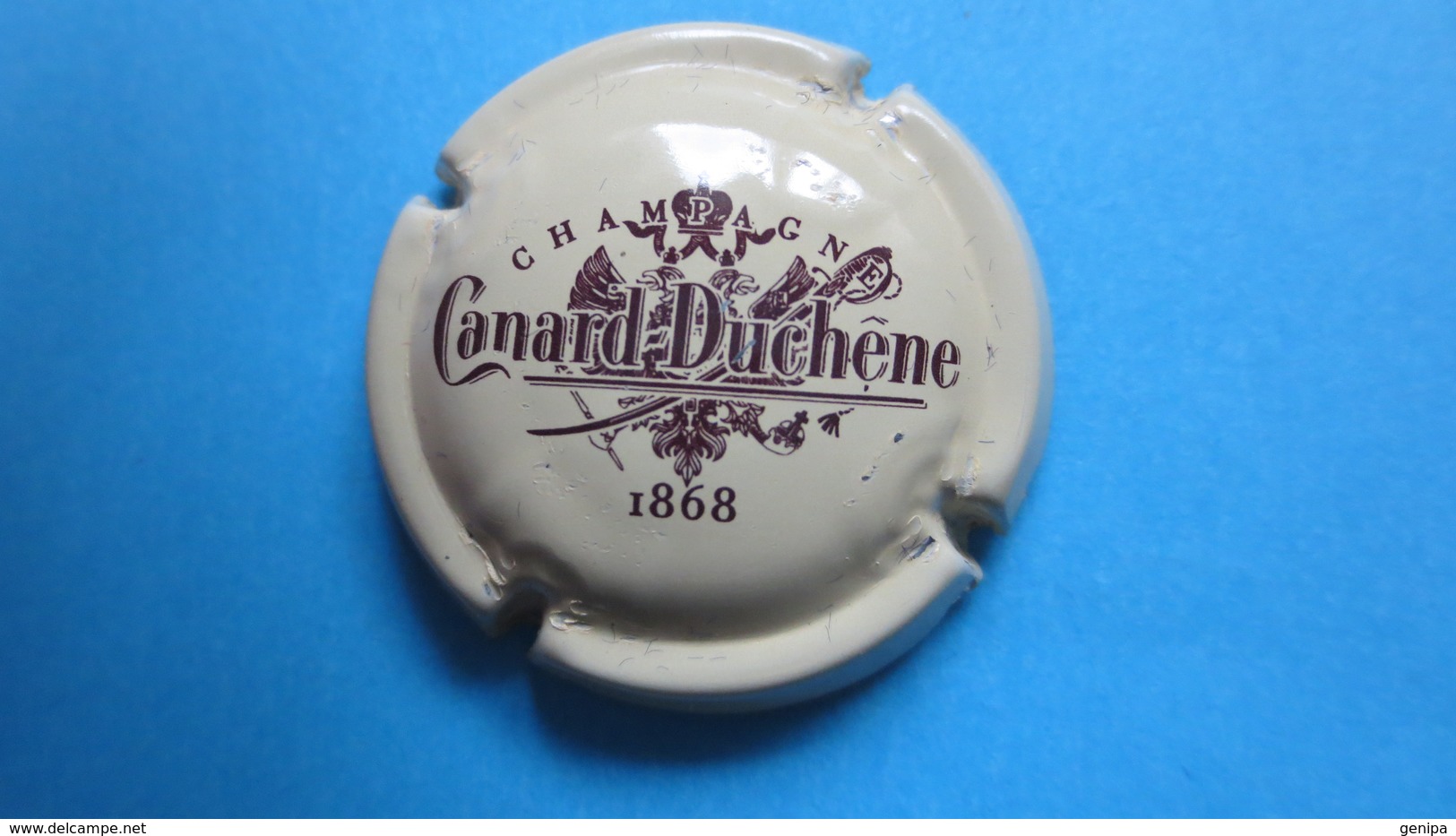 CAPSULE CHAMPAGNE CANARD DUCHENE. Crème Et Marron - Canard Duchêne