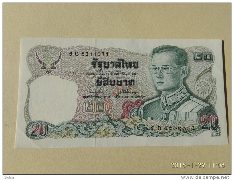 20  Baht 1981 - Tailandia