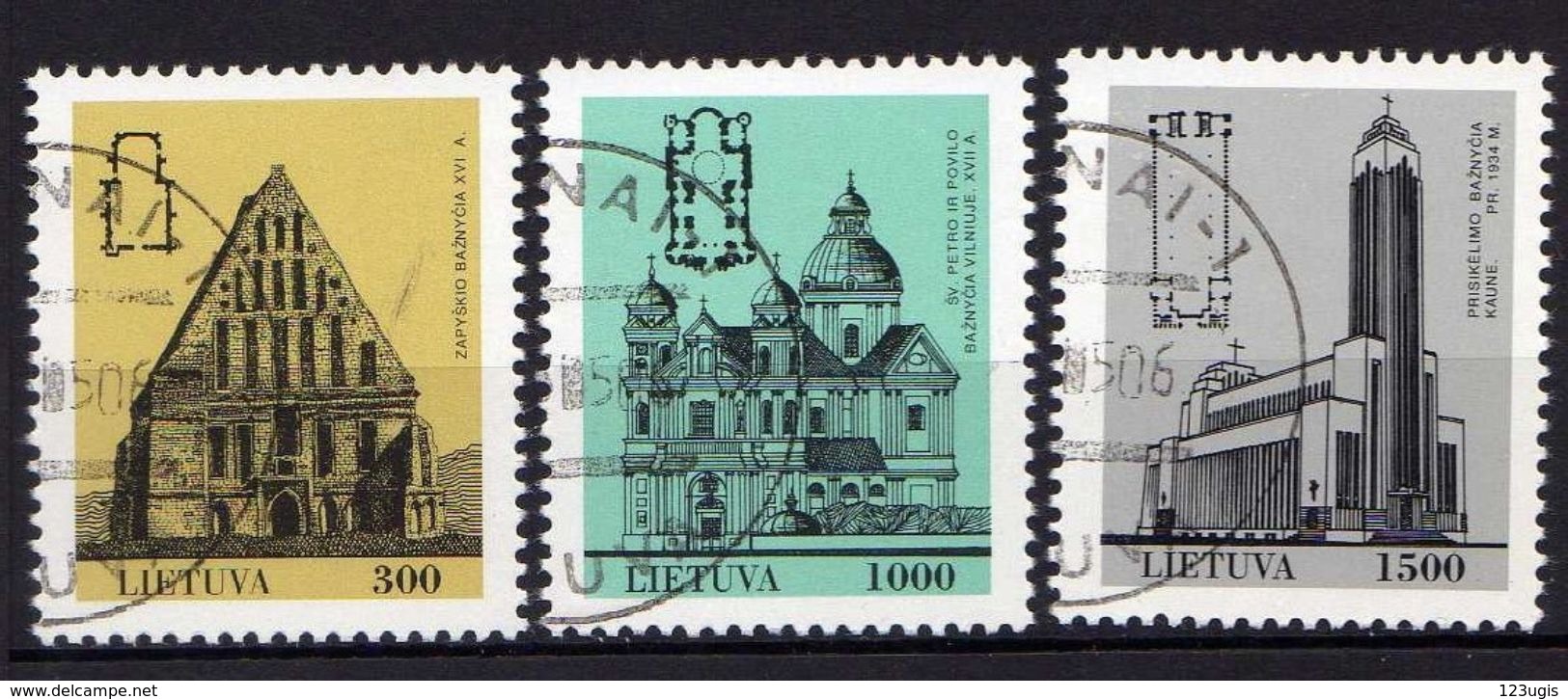 Litauen / Lietuva, 1993,  Mi 511-513, Gestempelt [290118XXII] - Lituania